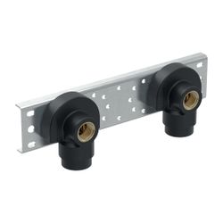 Geberit Anschlusswinkel 90 Grad mit Außengewinde MF 1/2", vormontiert, zweifach AD 1... GEBERIT-632863002 4025410760111 (Abb. 1)