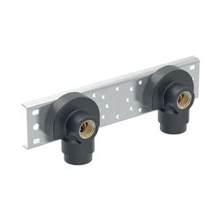 Geberit Anschlusswinkel 90 Grad mit Außengewinde MF 1/2", vormontiert, zweifach AD 1... GEBERIT-632863002 4025410760111 (Abb. 1)