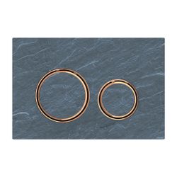 Geberit Sigma 50 (ex Sigma 21) Drückerplatte, 2-Mengen-Spülung, Round, Mustang-Schie... GEBERIT-115650JM1 4025410748973 (Abb. 1)