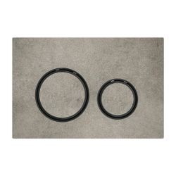 Geberit Sigma 50 (ex Sigma 21) Drückerplatte, 2-Mengen-Spülung, Round, Betonoptik, M... GEBERIT-115651JV1 4025410749413 (Abb. 1)