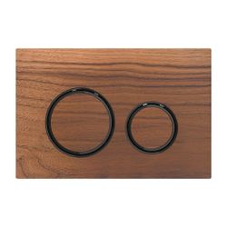 Geberit Sigma 50 (ex Sigma 21) Drückerplatte, 2-Mengen-Spülung, Round, Nussbaum amer... GEBERIT-115651JX1 4025410749239 (Abb. 1)