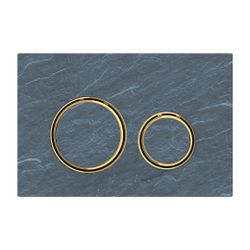 Geberit Sigma 50 (ex Sigma 21) Drückerplatte, 2-Mengen-Spülung, Round, Mustang-Schie... GEBERIT-115652JM1 4025410749246 (Abb. 1)