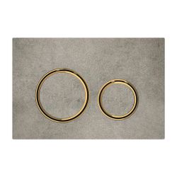Geberit Sigma 50 (ex Sigma 21) Drückerplatte, 2-Mengen-Spülung, Round, Betonoptik, M... GEBERIT-115652JV1 4025410749345 (Abb. 1)