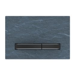 Geberit Sigma 50 Drückerplatte, 2-Mengen-Spülung, Square, Mustang-Schiefer, Metallfa... GEBERIT-115671JM2 4025410749437 (Abb. 1)