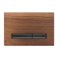 Geberit Sigma 50 Drückerplatte, 2-Mengen-Spülung, Square, Nussbaum amerikanisch, Met... GEBERIT-115671JX2 4025410749529 (Abb. 1)
