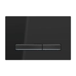 Geberit Sigma 50 Drückerplatte, 2-Mengen-Spülung, Square, Schwarz, Metallfarbe Schwa... GEBERIT-115671DW2 4025410759443 (Abb. 1)