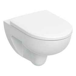 Geberit Renova Set Wand-WC Tiefspüler Rimfree, WC-Sitz T 54cm, Absenkautomatik Quick... GEBERIT-500801001 4025410717818 (Abb. 1)