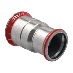 Geberit Mapress C-Stahl Muffe reduziert d 54mm, d1 42mm... GEBERIT-22025 4024723220251 (Abb. 1)