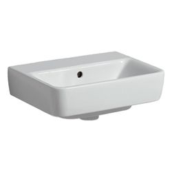 Geberit Renova Plan Handwaschbecken, 45x17x34cm, ohne Hahnloch, Überlauf sichtbar, W... GEBERIT-501626001 4025410858221 (Abb. 1)