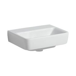 Geberit Renova Plan Handwaschbecken, 45x17x34cm, ohne Hahnloch, ohne Überlauf, Weiß... GEBERIT-501627001 4025410858245 (Abb. 1)