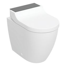 Geberit AquaClean Tuma Comfort WC-Komplettanlage Stand-WC, wandbündig, Schwarz/Glas... GEBERIT-146310SJ1 4025410758606 (Abb. 1)