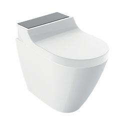 Geberit AquaClean Tuma Comfort WC-Komplettanlage Stand-WC, wandbündig, Schwarz/Glas... GEBERIT-146310SJ1 4025410758606 (Abb. 1)
