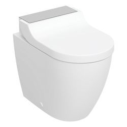 Geberit AquaClean Tuma Comfort WC-Komplettanlage Stand-WC, wandbündig, Edelstahl geb... GEBERIT-146310FW1 4025410758590 (Abb. 1)