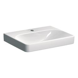 Geberit Smyle Square Waschtisch, Breite 60cm, Tiefe 48cm, Hahnloch mittig, ohne Über... GEBERIT-501732001 4025410870568 (Abb. 1)