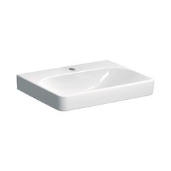 Geberit Smyle Square Waschtisch, Breite 60cm, Tiefe 48cm, Hahnloch mittig, ohne Über... GEBERIT-501732001 4025410870568 (Abb. 1)