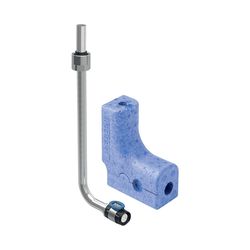 Geberit FlowFit Metallrohr-Anschlussbogen 90 Grad mit Anschlussverschraubung für Eur... GEBERIT-619411221 4025416601104 (Abb. 1)