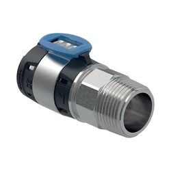 Geberit FlowFit Übergang mit Außengewinde d 40mm, R 1 1/4″, Edelstahl 1.4401... GEBERIT-619703001 4025416602774 (Abb. 1)