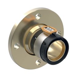 Geberit FlowFit Flansch PN10/16, mit Presseinheit bleifreie Siliziumbronze, d 75mm, ... GEBERIT-619617001 4025416602293 (Abb. 1)