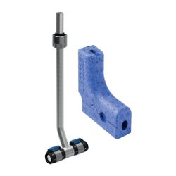 Geberit FlowFit Metallrohr-Anschluss-T-Stück mit Anschlussverschraubung für Eurokonu... GEBERIT-619420221 4025416601265 (Abb. 1)