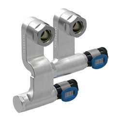 Geberit FlowFit Set Anschluss-Endstücke für Vor-/Rücklauf, mit Anschlussverschraubun... GEBERIT-619460221 4025416602040 (Abb. 1)