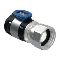 Geberit FlowFit Anschluss gerade, mit Überwurfmutter bleifreie Siliziumbronze, d 16m... GEBERIT-619490221 4025416602118 (Abb. 1)