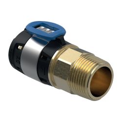 Geberit FlowFit Übergang mit Außengewinde bleifreie Siliziumbronze, d 20mm, R 1″... GEBERIT-620308001 4025410051806 (Abb. 1)