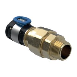Geberit FlowFit Übergangsverschraubung mit Außengewinde bleifreie Siliziumbronze, d ... GEBERIT-620584001 4025416627425 (Abb. 1)
