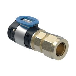 Geberit FlowFit Übergang mit Klemmringverschraubung Außendurchmesser 20mm... GEBERIT-620681001 4025416629627 (Abb. 1)