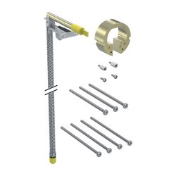 Geberit Verlängerungsset für Piave und Brenta Waschtischarmaturen, Wandmontage, mit ... GEBERIT-244622001 4025410785299 (Abb. 1)
