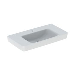Geberit Renova Plan Waschtisch, Ablagefläche beidseitig, Breite 90cm, Tiefe 48cm, Ha... GEBERIT-501703001 4025410868268 (Abb. 1)