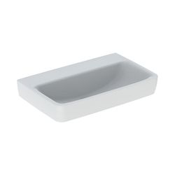 Geberit Renova Compact Waschtisch, Breite 65cm, Tiefe 40cm, ohne Hahnloch, ohne Über... GEBERIT-501717008 4025410868442 (Abb. 1)