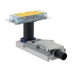 Geberit Rohbauset für Duschrinnen der Reihe CleanLine, für Estrichhöhe am Einlauf 65... GEBERIT-154152001 4025416364818 (Abb. 1)