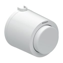 Geberit Typ 01 Fernbetätigung pneumatisch, für 1-Mengen-Spülung, Aufputz-Drücker, Al... GEBERIT-116046111 4025416322498 (Abb. 1)