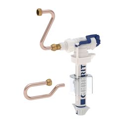 Geberit Typ 380 Schwimmerventil, Wasseranschluss seitlich 3/8" Nippel aus Messing... GEBERIT-243136001 4025416445616 (Abb. 1)