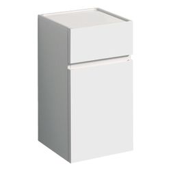 Geberit Renova Plan Seitenschrank mit 1 Tür, 1 Schublade, 39x70x36cm, Weiß lackiert ... GEBERIT-501921011 4025410905482 (Abb. 1)
