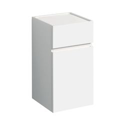 Geberit Renova Plan Seitenschrank mit 1 Tür, 1 Schublade, 39x70x36cm, Weiß lackiert ... GEBERIT-501921011 4025410905482 (Abb. 1)