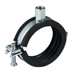 Geberit Rohrschelle gedämmt, mit Gewindemuffe M8, M10 1,0215, di 25–30mm, galvanisch... GEBERIT-601853261 4025416498452 (Abb. 1)