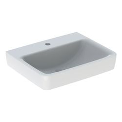 Geberit Renova Plan Waschtisch, Breite 55cm, Tiefe 44cm, Hahnloch mittig, ohne Überl... GEBERIT-501633008 4025410858399 (Abb. 1)