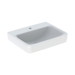 Geberit Renova Plan Waschtisch, Breite 55cm, Tiefe 44cm, Hahnloch mittig, ohne Überl... GEBERIT-501633008 4025410858399 (Abb. 1)
