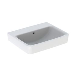 Geberit Renova Plan Waschtisch, Breite 55cm, Tiefe 44cm, ohne Hahnloch, Überlauf sic... GEBERIT-501634008 4025410858276 (Abb. 1)