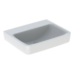 Geberit Renova Plan Waschtisch, Breite 55cm, Tiefe 44cm, ohne Hahnloch, ohne Überlau... GEBERIT-501635008 4025410858290 (Abb. 1)