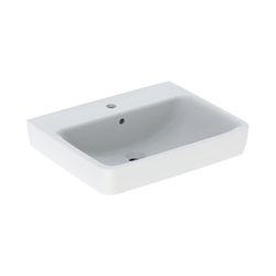 Geberit Renova Plan Aufsatzwaschtisch, Breite 60cm, Tiefe 48cm, Hahnloch mittig, Übe... GEBERIT-501721001 4025410868916 (Abb. 1)