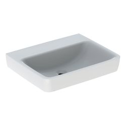 Geberit Renova Plan Aufsatzwaschtisch, Breite 60cm, Tiefe 48cm, ohne Hahnloch, ohne ... GEBERIT-501722001 4025410868824 (Abb. 1)