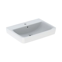 Geberit Renova Plan Aufsatzwaschtisch, Breite 65cm, Tiefe 48cm, Hahnloch mittig, Übe... GEBERIT-501723001 4025410868831 (Abb. 1)