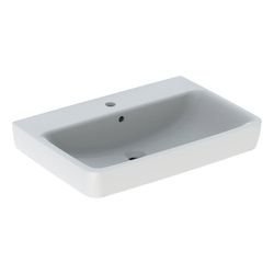 Geberit Renova Plan Aufsatzwaschtisch, Breite 70cm, Tiefe 48cm, Hahnloch mittig, Übe... GEBERIT-501724001 4025410868947 (Abb. 1)