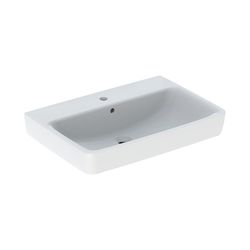 Geberit Renova Plan Aufsatzwaschtisch, Breite 70cm, Tiefe 48cm, Hahnloch mittig, Übe... GEBERIT-501724001 4025410868947 (Abb. 1)