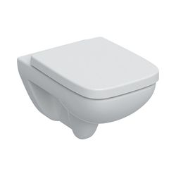 Geberit Renova Plan Set Wand-WC Tiefspüler, mit WC-Sitz Tiefe 54cm, Weiß... GEBERIT-501758001 4025410893017 (Abb. 1)