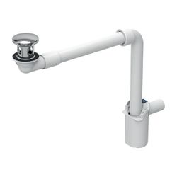 Geberit Waschbeckenablauf Raumsparmodell schmale Ausführung, Außenventilstopfen, Dru... GEBERIT-152075211 4025410527806 (Abb. 1)