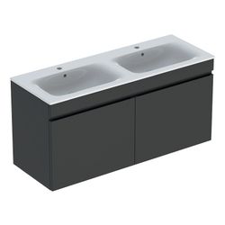 Geberit Renova Plan Set Doppelmöbelwaschtisch mit Waschtischunterschrank, zwei Schub... GEBERIT-501918JK8 4025410930088 (Abb. 1)