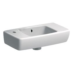 Geberit Renova Compact Handwaschbecken Ablagefl. re verk. Ausladung 45x145x25cm Hahn... GEBERIT-501731018 4025410870001 (Abb. 1)